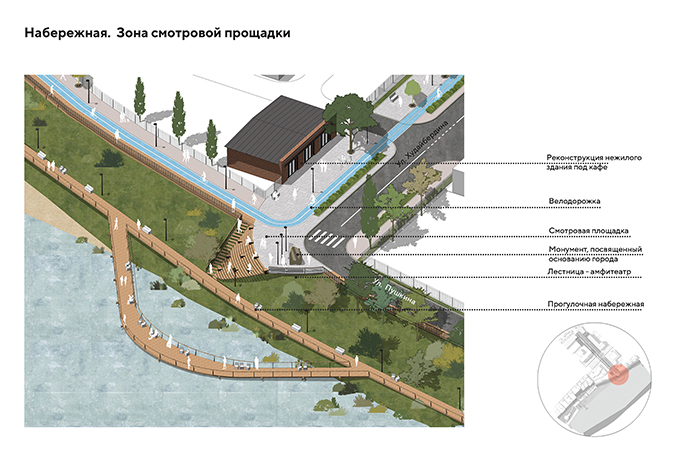 Набережная. Зона смотровой площадки