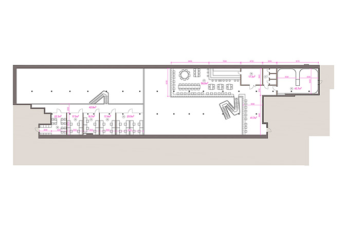 Mezzanine level plan